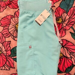 Figs Aqua Kade Scrub Pants XS